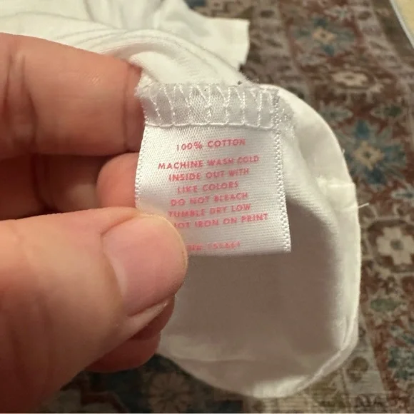 Ban.do• women’s white cotton cocktail T-shirt size medium - Picture 8 of 10